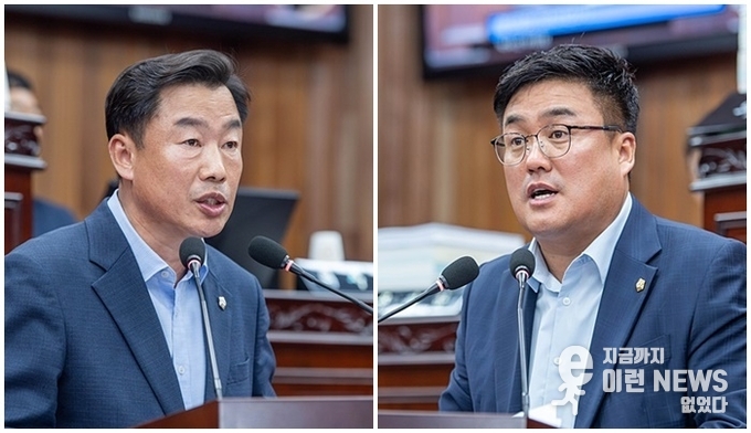<strong>여주시의회 후반기 의장 박두형 의원 여주시의회 후반기 부의장 박시선 의원</strong>