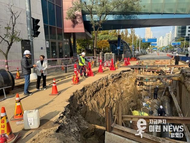 군포시 산본, 당정동 일대 열난방 공급 중단…경기도의회 성복임 의원 현장 점검