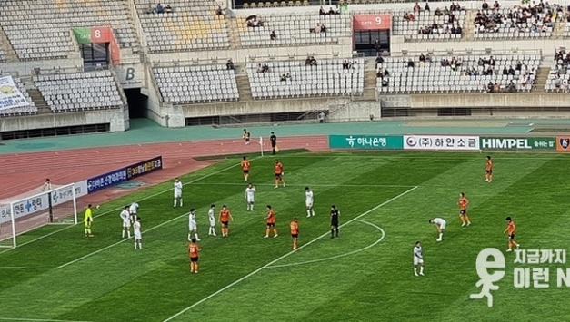 화성FC 홈에서 4위 서울이랜드FC와 격돌 분전했지만
