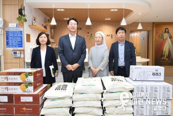 정명근 시장, 추석 명절 맞아 사회복지시설 방문