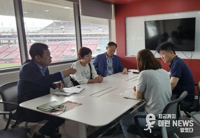 수원시 장안구 송죽동, 마을자치리빙랩 사업 위해 KTwiz야구단과 간담회 개최