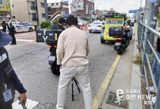 수원시 권선구, 이륜자동차 합동 단속