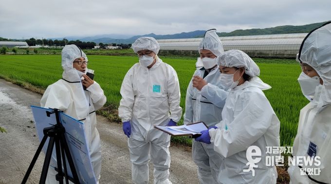파주 아프리카돼지열병(ASF) 발생농가 긴급 방역 현장 점검