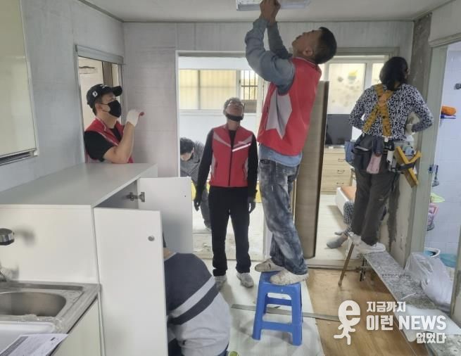 넝쿨봉사단, 시흥시 매화동 독거 어르신 주거환경 개선 봉사