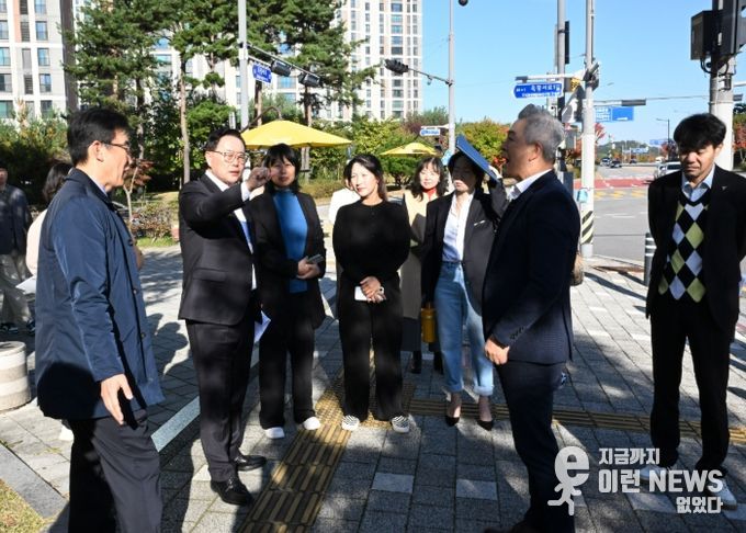 양주시, 연푸른초등학교 안전한 등하교 관련 현장점검·학부모 간담회 실시