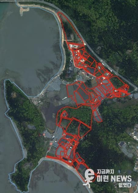 대부남동 한사위2지구 위치도