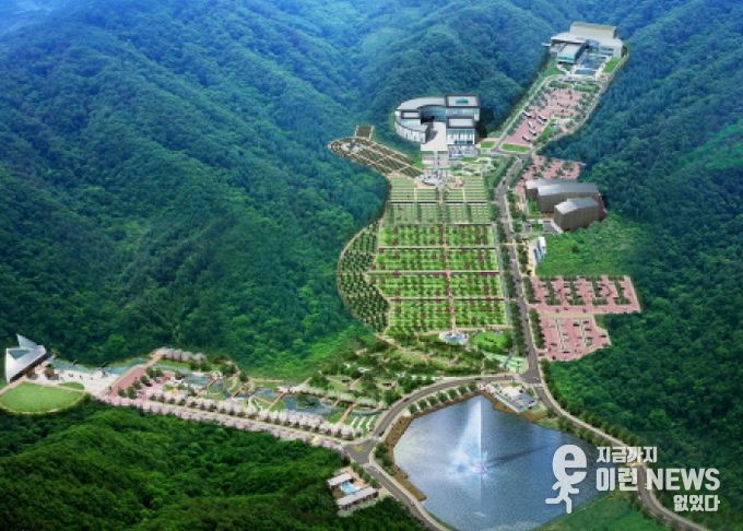 용인평온의숲 조감도