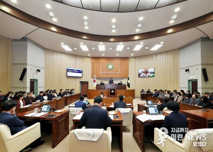 의왕시의회,  제315회 임시회 의사 일정 마무리