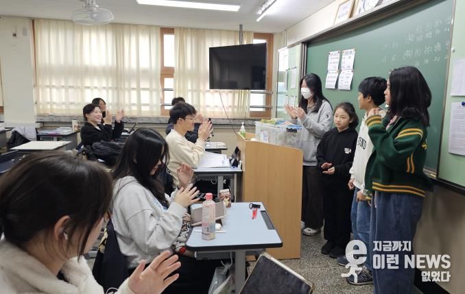 양평서부청소년문화의집 청소년방과후아카데미 ‘별무리’, 멘토링 교류 양서고에 ‘수능 대박’ 응원