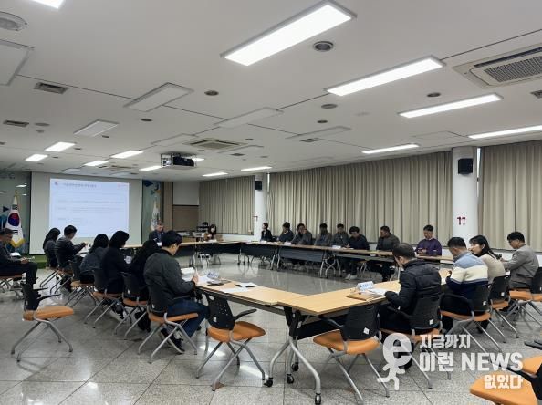 안산도시공사 본사에서 진행 중인 기능연속성 계획 훈련 모습. (사진=안산도시공사 제공)