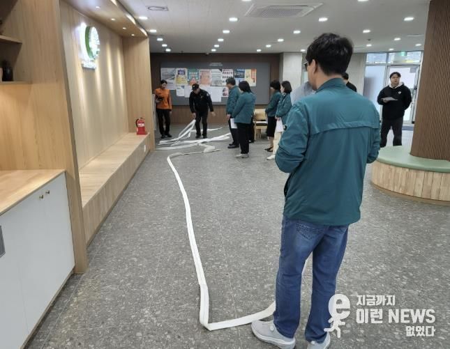 동두천시 송내동 행정복지센터, 화재 대응 역량 강화 위한 소방 합동훈련 실시