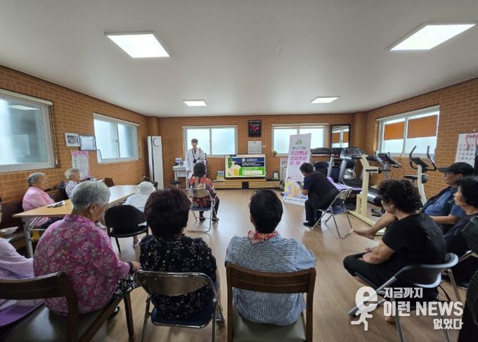 ‘찾아가는 건강관리 사무소’프로그램 일환으로 진행된 절주 교육