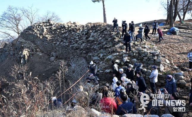 양주대모산성 15차 발굴조사 현장