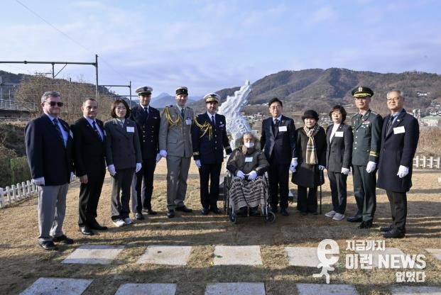 양평군수, 김봉오 참전용사,유경열 여사, 주한프랑스대사관 국방무관, 국가보훈지청장 등 주요내빈