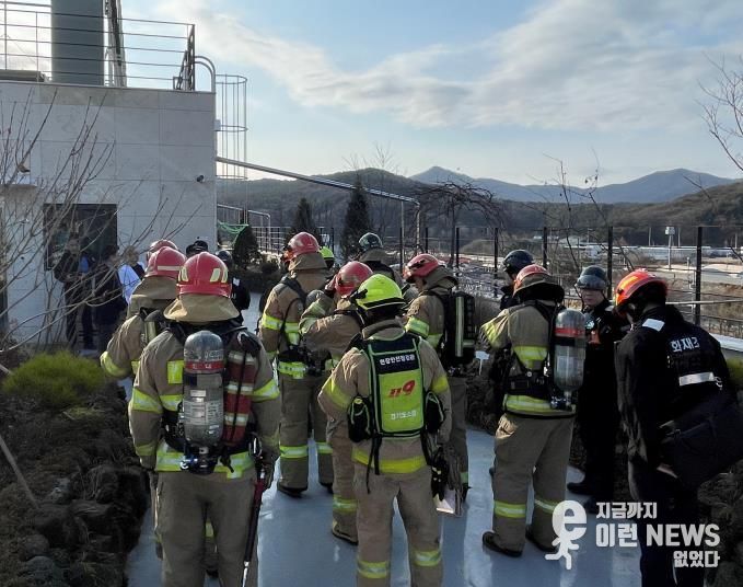 남양주소방서, 요양병원 화재 대응 현지적응훈련 실시