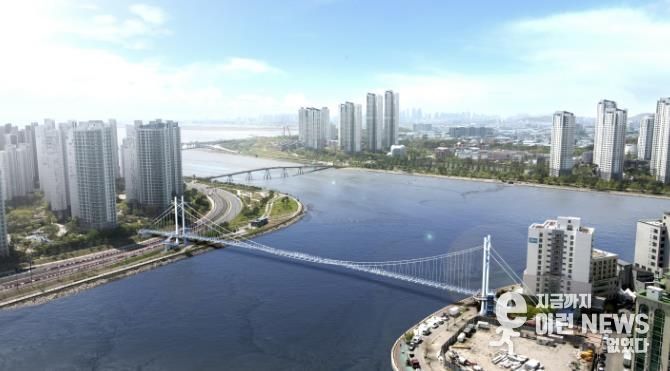 배곧~월곶 경관육교(보도교) 조감도_조감뷰