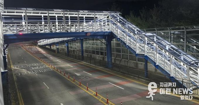 오산시, 가수초 보도육교·매홀중 통학로 캐노피 설치 완료…학생 안전·보행 환경 크게 개선
