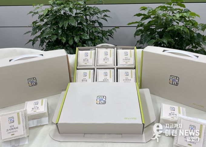 경기미 활용 프리미엄 소포장 선물 세트 출시