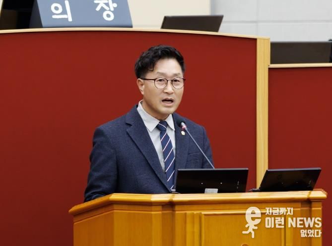 부천시의회 김주삼 의원, 제287회 정례회서 시정질문…
