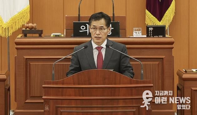 제316회 양천구의회 제2차 정례회 제4차 본회의에서 이기재 양천구청장