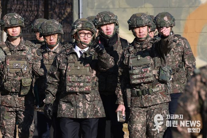 김민석 국무총리 육군 제9보병사단 방문