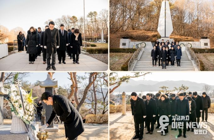 남양주시의회, 신년 현충탑·정약용 묘역 참배로 의정활동 시작