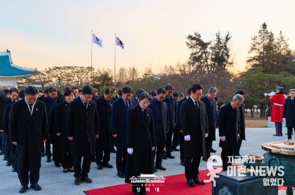 새해 현충원 참배(청와대)