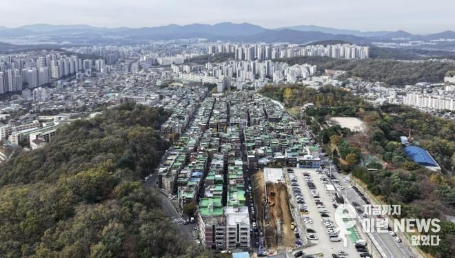 은행1·금광2구역 및 주변 전경 사진