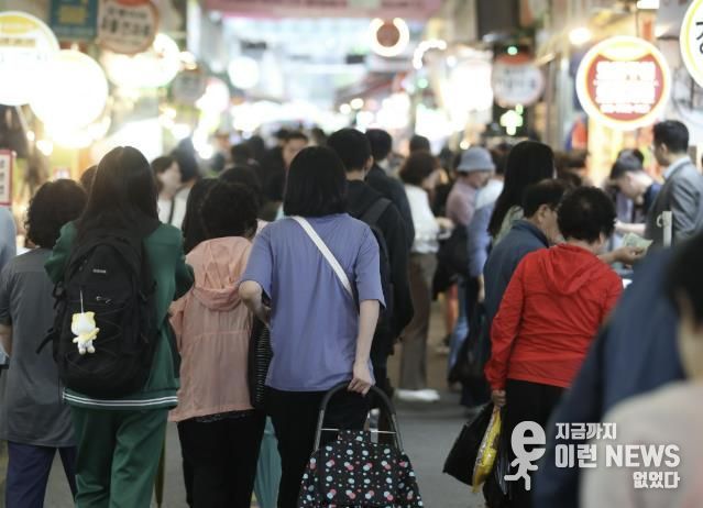 광명새마을시장 전경