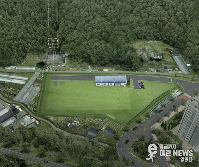 하안동에 설치되는 하수저류시설 조감도