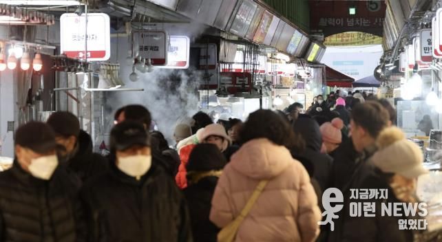 광명전통시장 전경