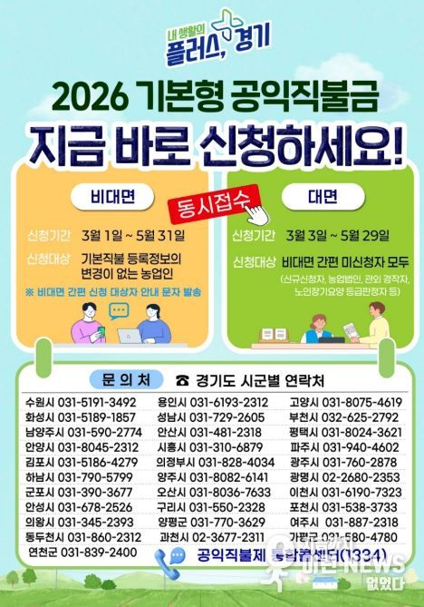 2026 기본형 공익직불금