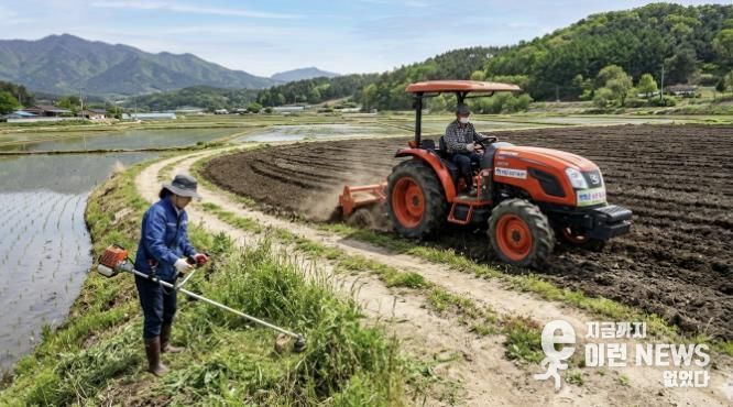 농작업 대행작업 모습
