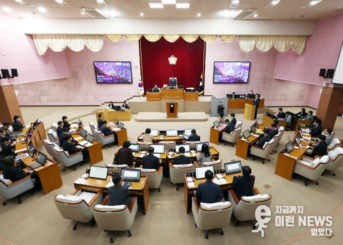 안양시의회, 제309회 임시회 개회