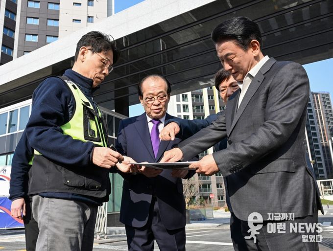 의정부시는 3월 26일 사용검사를 앞둔 공동주택의 품질 확보를 위해 호원동 힐스테이트 회룡역 파크뷰 공동주택을 대상으로 현장 점검을 실시했다.