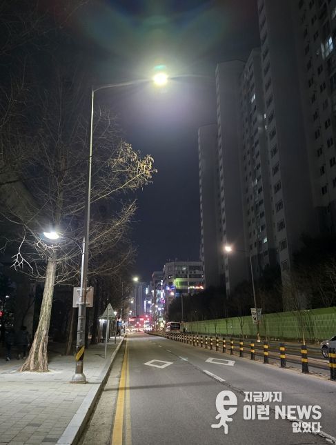 의정부시, 금오지구 LED가로등 교체 추진…야간 안전환경 개선