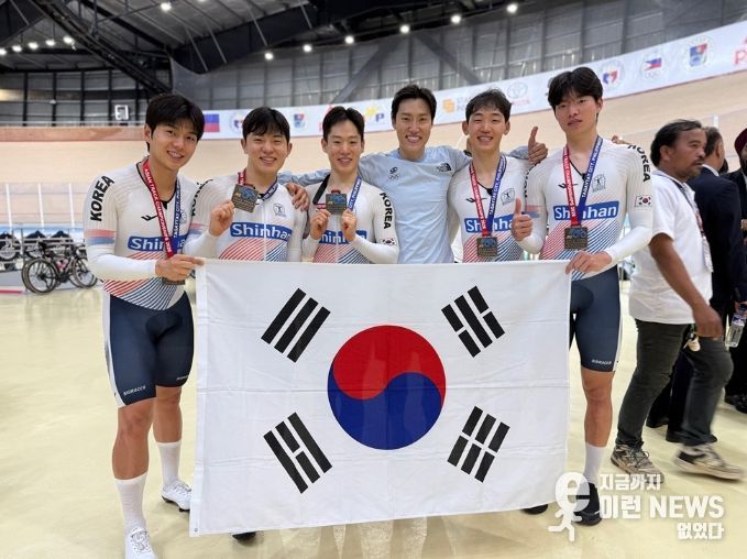 의정부시청 사이클팀 홍승민, '2026 트랙 아시아선수권대회'서 동메달 획득