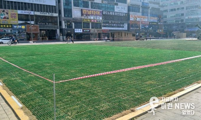 문화의 거리 잔디 광장