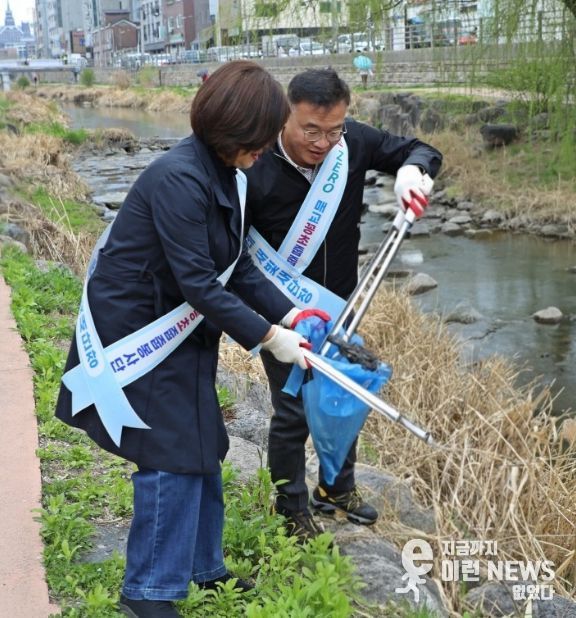 수원시 팔달구 매교동, '우리동네 새빛 새단장' 수원천 대청소 실시