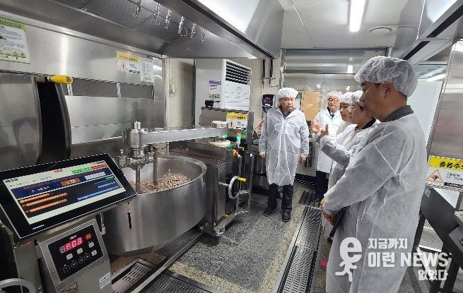경기도시흥교육지원청, “학교급식 조리로봇” 도입 및 운영 현장 확인