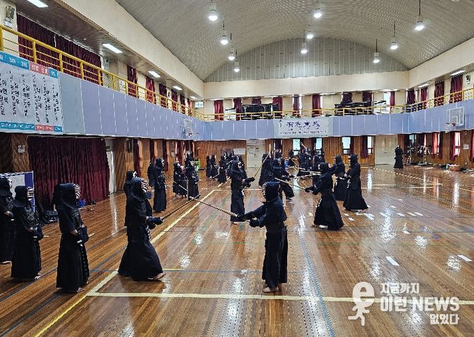 김해시체육회 검도단, 지역 꿈나무와 함께하는 ‘합동훈련’ 실시