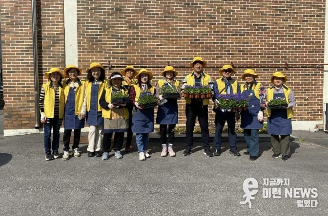 수원시 장안구 정자1동, 손바닥정원 조성 활동 전개